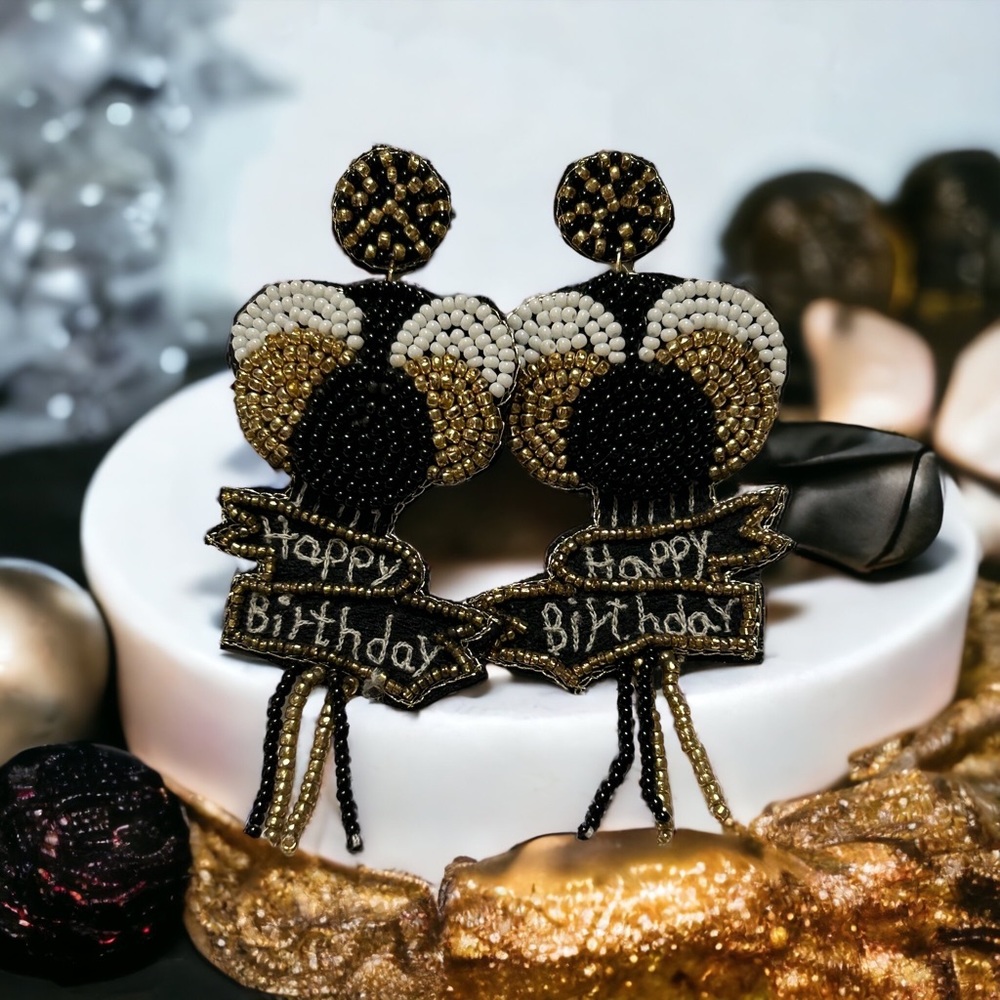 Happy Birthday Earrings